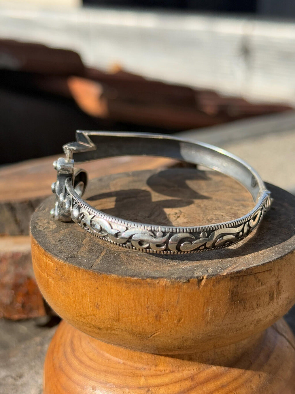 Mens Ruby Stone Zulfiqar Bracelet