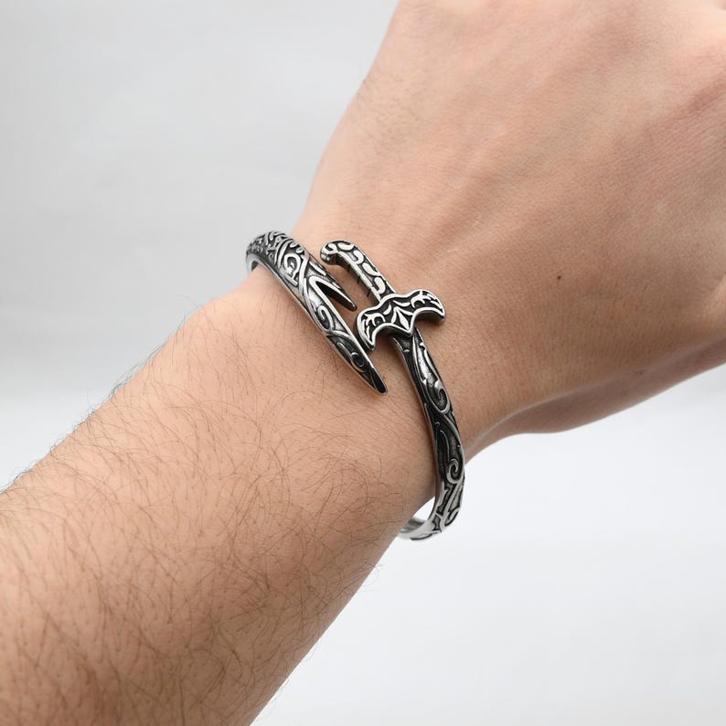 Ali Zulfiqar Sword Stainless Steel Bangle